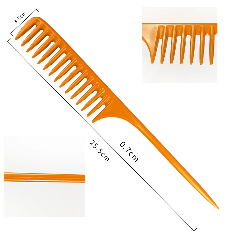 Wholesale Barber Custom Color Private Label Wide Tooth Hair Comb