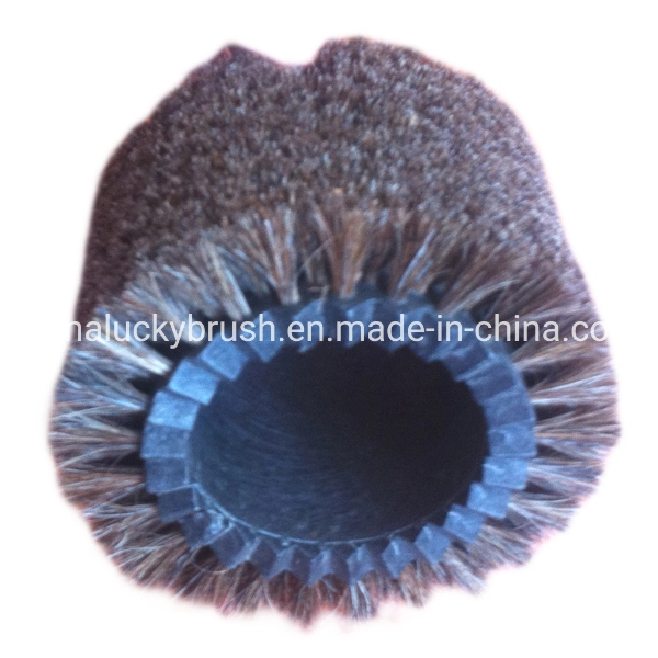 150mm Outer Diameter Horse Hair Galss Cleaning Brush/Small Roller Cleaning Brush Round Wheel Polishing Brush (YY-269)