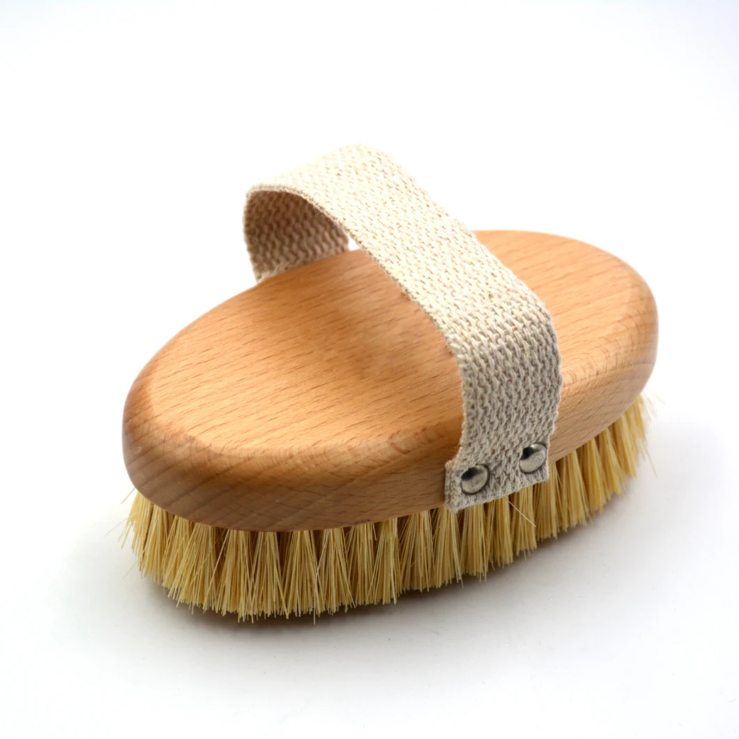 Beech Sisal Bristle Body Brush