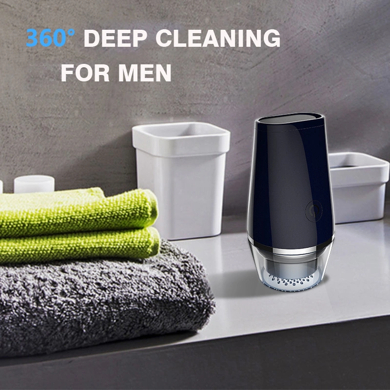 2 Brush Heads 2 Modes Waterproof Exfoliating and Massaging Men Spin Facial Deep Cleansing Brush