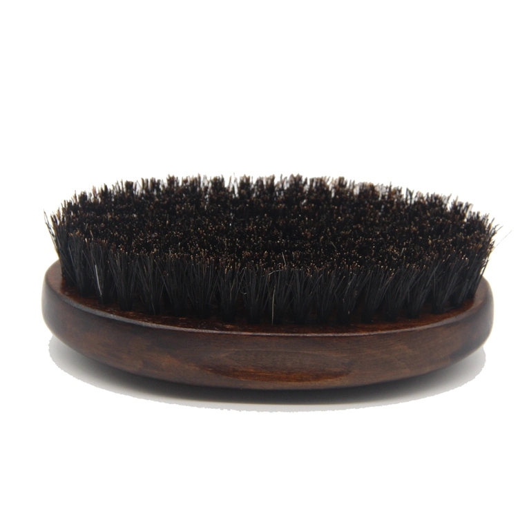 Top Selling Antique Restoring Color Natural Bristle Brush Animals Wooden Beard Brush for Men