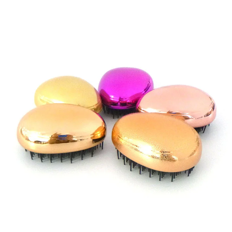 Small Straight Hair Comb Styler Brush Hair Straightener Comb Round Hair Brush