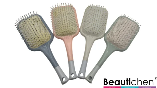 Beauticchen Custom Square Большая щетка для волос Soft Touch Серая распутывающая щетка